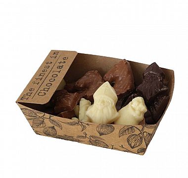 THE FINEST IN CHOCOLATE - BAKJE SINT ASSORTI 175 GRAM