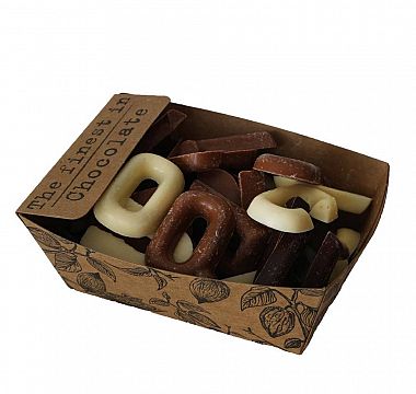 THE FINEST IN CHOCOLATE - BAKJE STROOILETTERS 175 GRAM