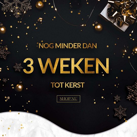 Nog minder dan 3 weken tot kerst