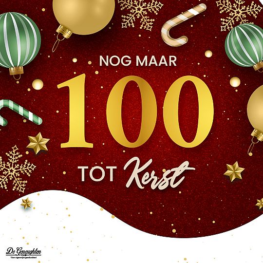 🎄 Nog maar 100 dagen tot Kerst! 🎅