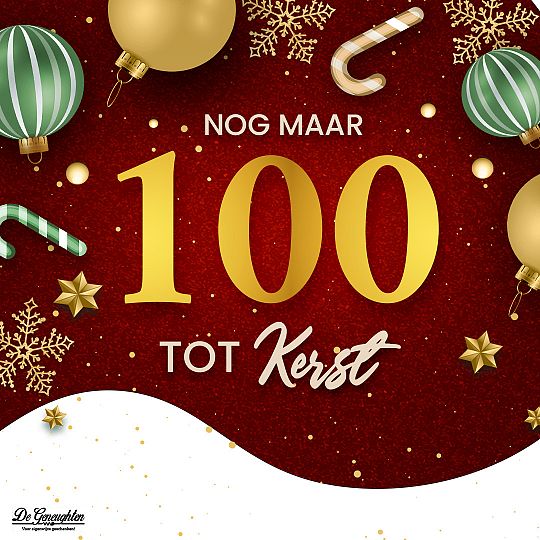 ? Nog maar 100 dagen tot Kerst! ?