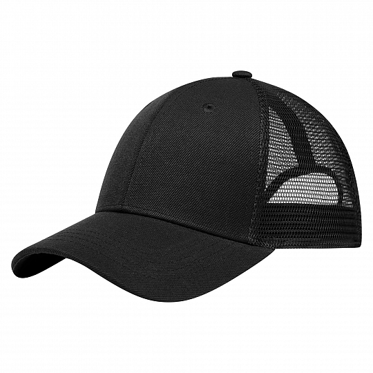 Trucker cap medium profile curved peak (17071)