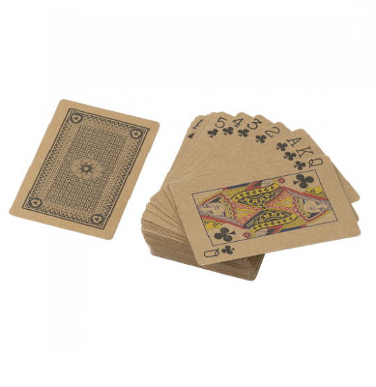 Gerecycled papieren speelkaarten (710073)