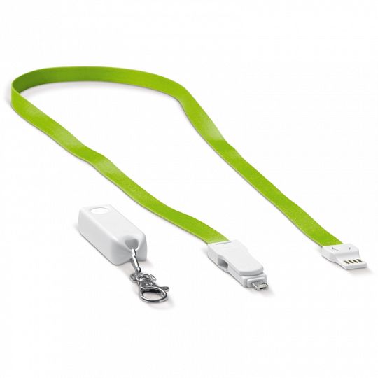 KEYCORD EN OPLAADKABEL 3-IN-1 (16322)