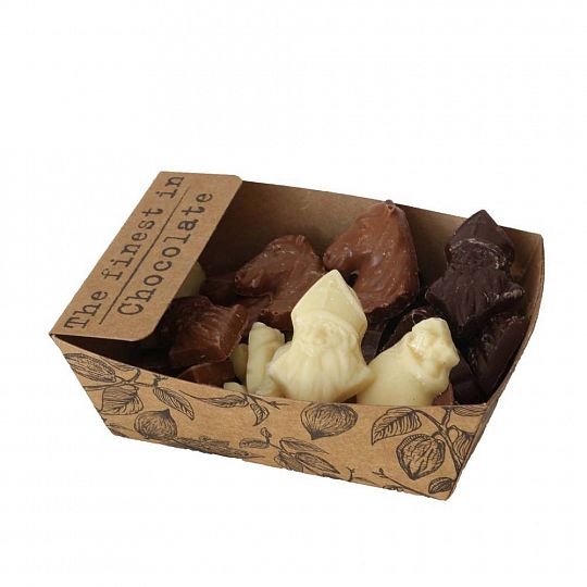 THE FINEST IN CHOCOLATE - BAKJE SINT ASSORTI 175 GRAM