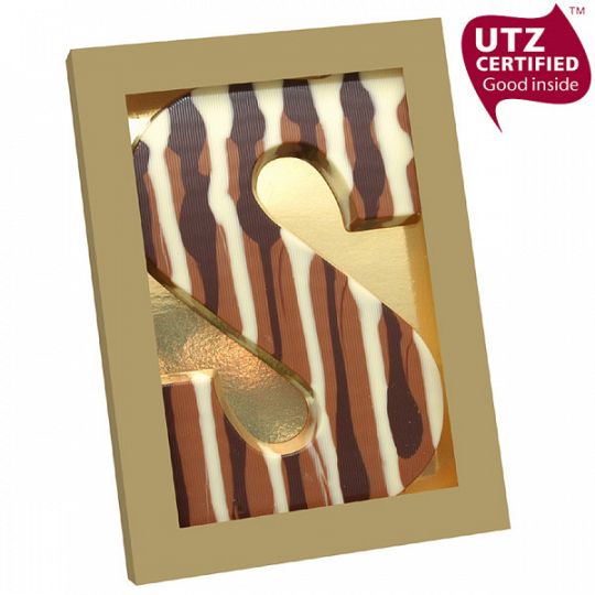 Chocoladeletter marmer 200 gram A t/m Z