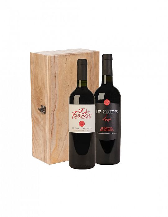 Wijncadeau De Feudis Primitivo Geneve 2x75CL