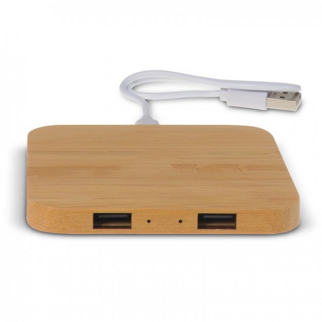 Bamboo Wireless charger with 2 USB hubs 5W 3.jpg