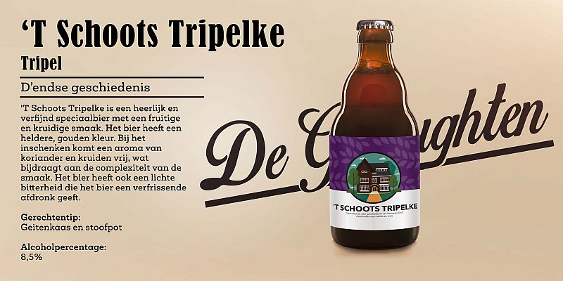 T Schoots Tripelke De Geneughten bier uit Someren Eind.jpg