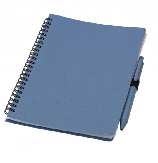 Tarwestro notitieboekje met pen Massimo (480875)